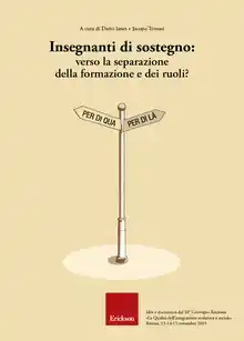 Cover of Insegnanti di sostegno, verso la separazione della formazione e dei ruoli