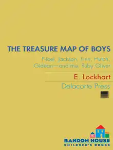Cover of The Treasure Map of Boys: Noel, Jackson, Finn, Hutch, Gideon—and Me, Ruby Oliver