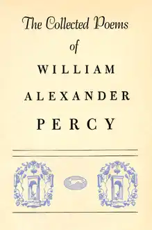 Cover of The collected poems of William Alexander Percy