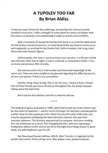 Cover of A Tupolev Too Far