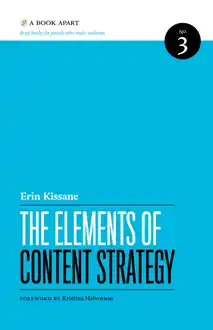 Cover of The Elements of Content Strategy